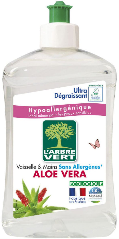 Liquide vaisselle et mains à l'Aloe Vera bio - Produits d