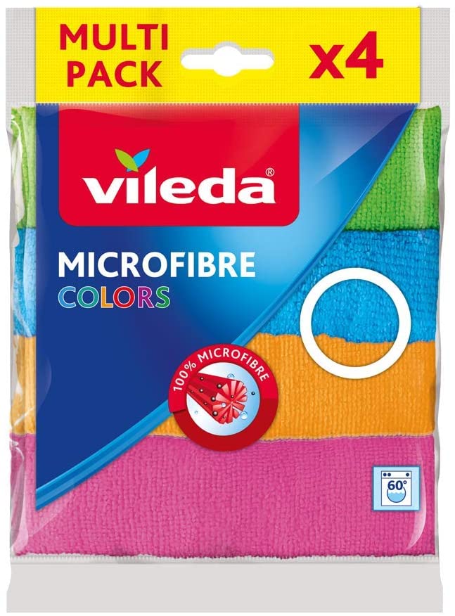 Chiffon microfibre multicolore luxe multi-usage 40 x 40 cm