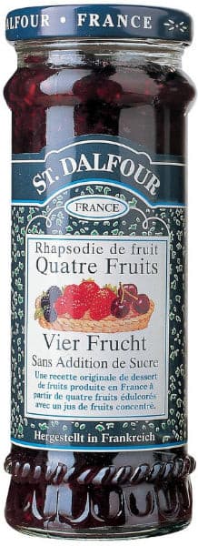 Mermelada SIN AZÚCAR St. Dalfour 4 Frutas - 284 grs - Compra online en  AllFree