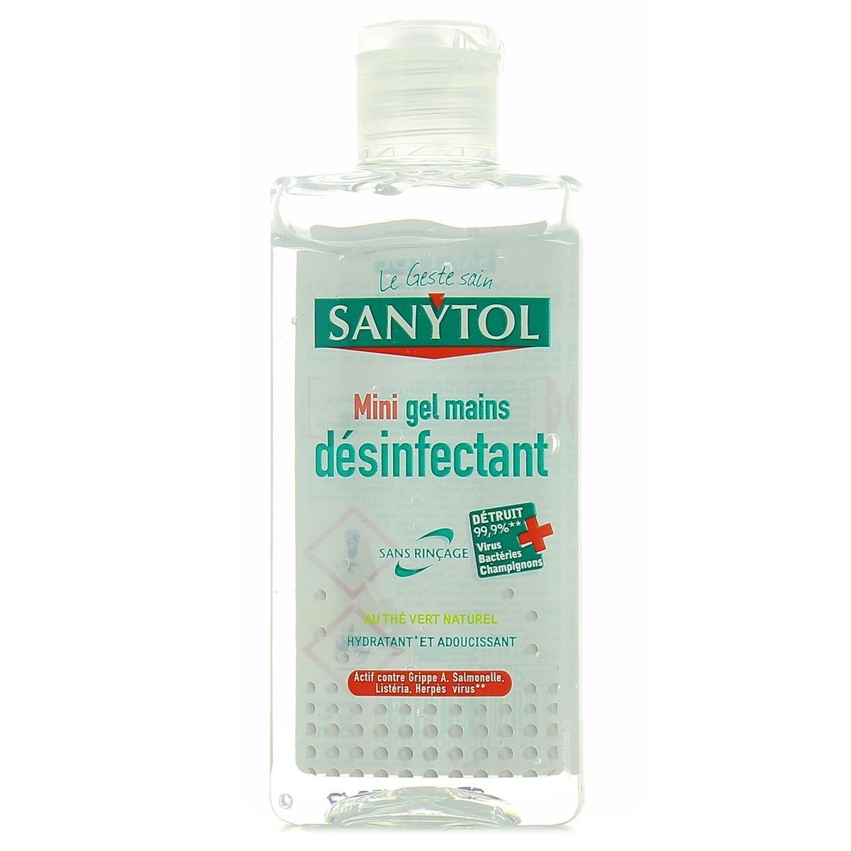 Sanytol Gel mains désinfectant, thé vert 