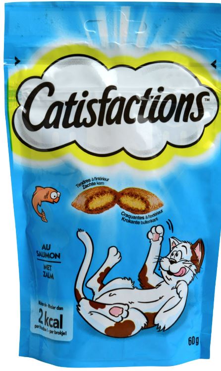 Friandises pour chat au fromage Catisfaction 6x60g