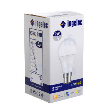 Ampoule LED SMD-S11 A60 B22 9W 230V - 60W 3000K 810Lm - 600380