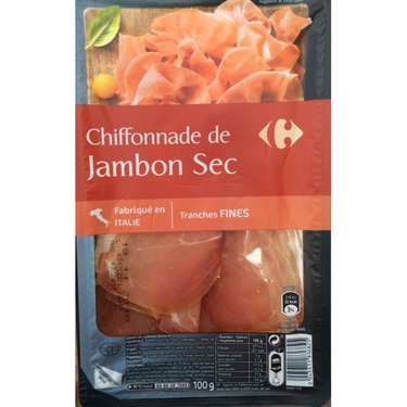 La Chiffonnade de jambon cru italien - mon-marché.fr