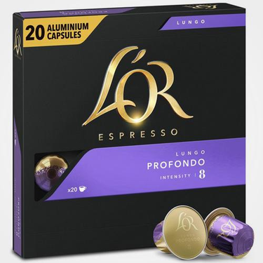 L'OR Lungo Profondo - 40 Cápsulas para Nespresso por 10,89 €
