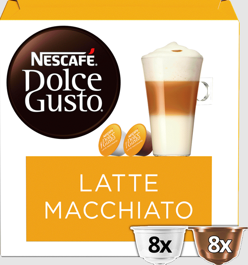 16 Capsules Latte Macchiato Nescafé Dolce Gusto