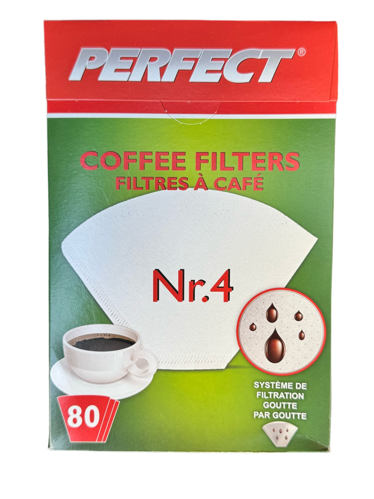 Coffee Filters No. 4 Perfect 80 Filters