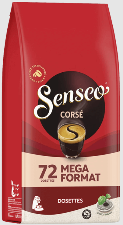 72 Full-bodied Senseo Mega Format Pods