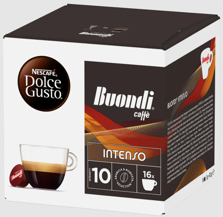 16 Capsules Intenso Buondi Intensité 10 Dolce Gusto