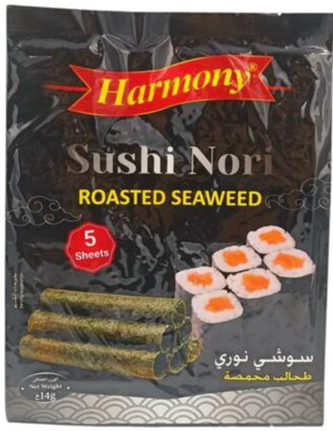 Feuilles Nori pour Sushi 5 unités Harmony