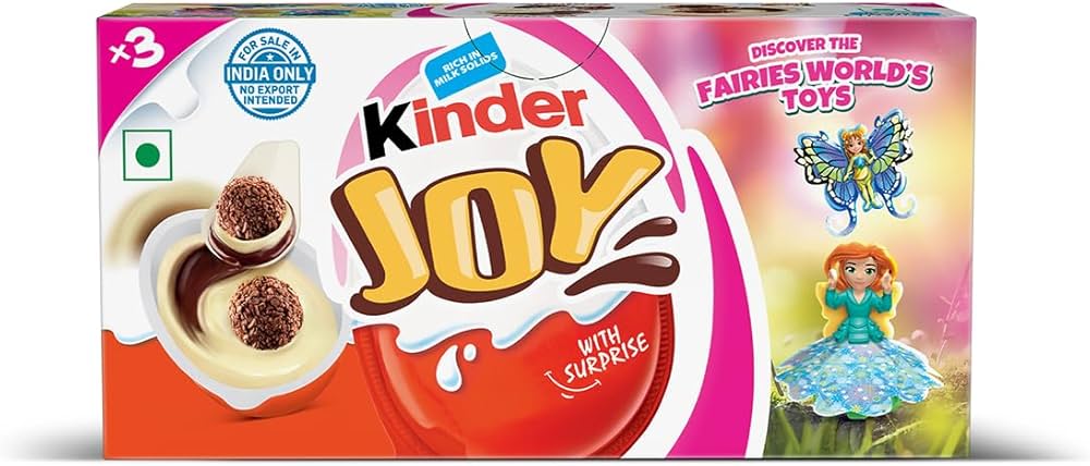 3 Chocolat avec Surprise Kinder Joy for Girl Kinder 60g