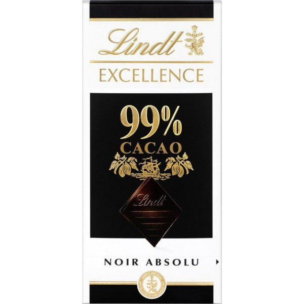 Chocolat Noir Absolute Dark 99% CACAO Lindt 50g