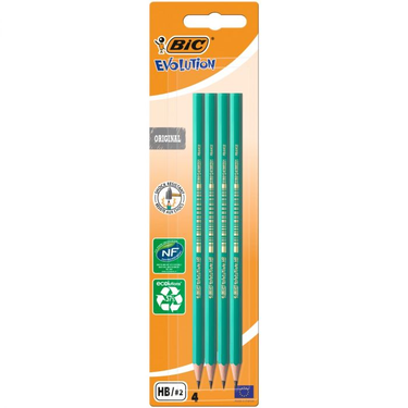 4 HB Evolution Original Graphite Pencils Bic