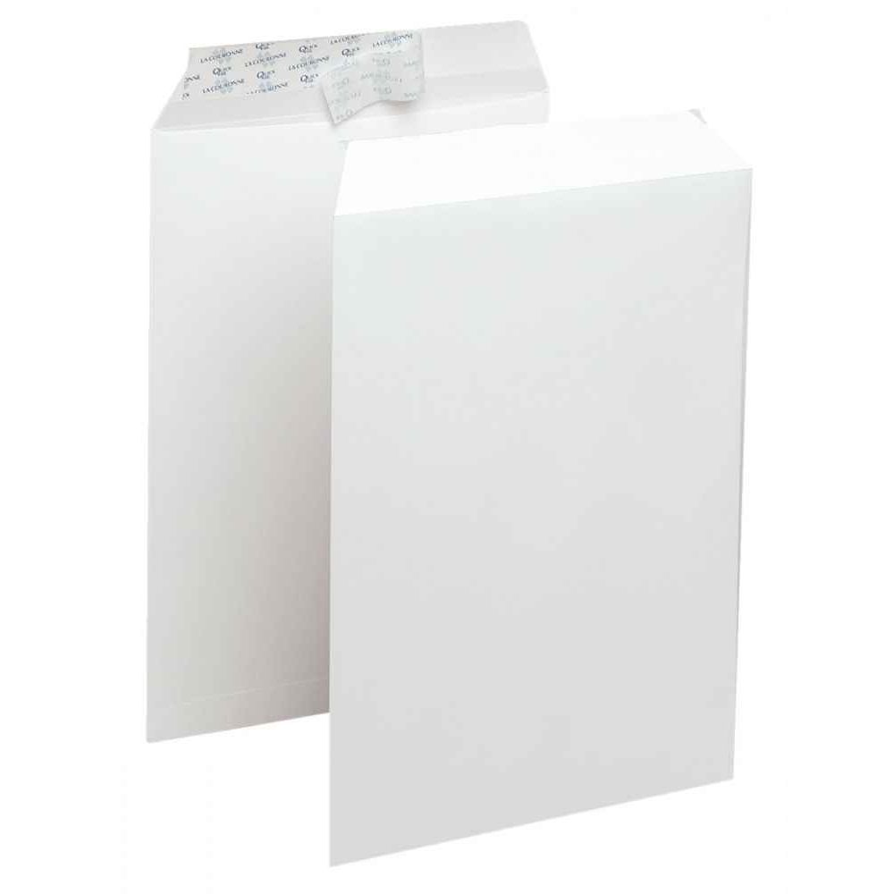 Enveloppe Pochette A4 Blanc Kraft 110g