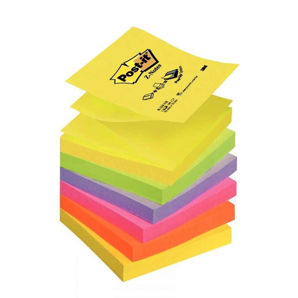 Pads of 100 Repositionable Notes 10 Pads of Different Colors Post-it