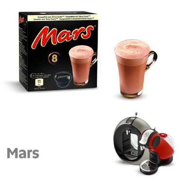 Mars, Snickers & Twix Dolce Gusto Capsules de chocolat chaud - 24 dosettes  de chocolat chaud : : Epicerie